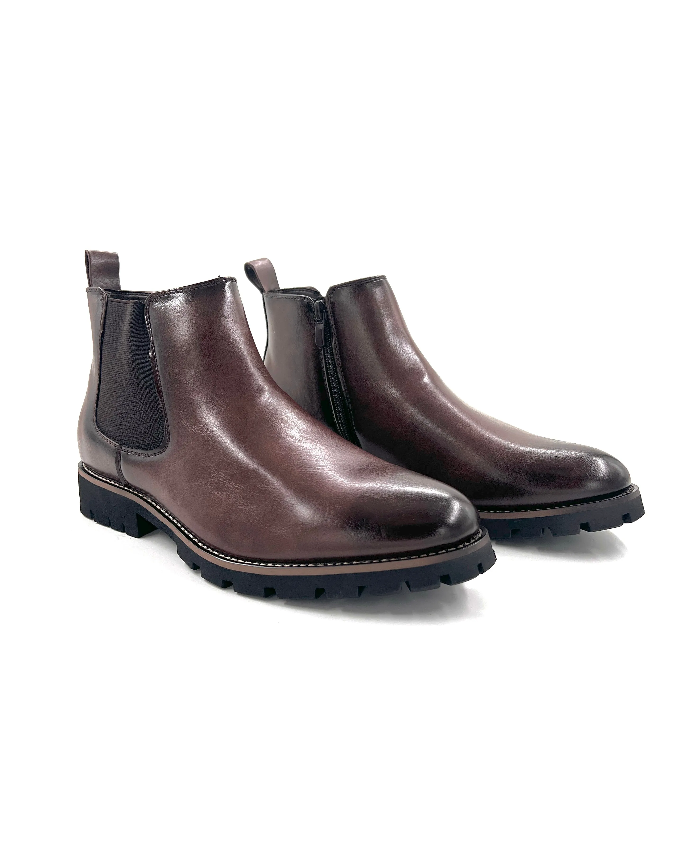 2H #A1723 Coffee Chelsea Boot