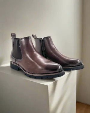 2H #A1723 Coffee Chelsea Boot
