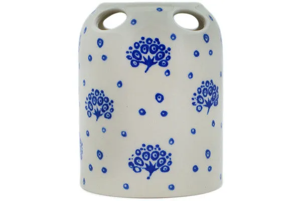 4" Toothbrush Holder - Peacock Bouquet