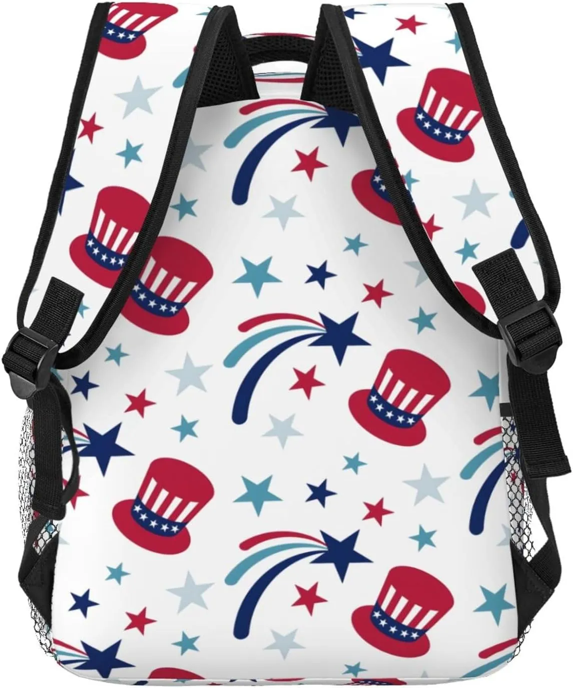 4th of July Travel Laptop Backpack for Women Lightweight College Backpack Adjustable Fits 15.6 Inch Laptop Bag Waterproof for Men