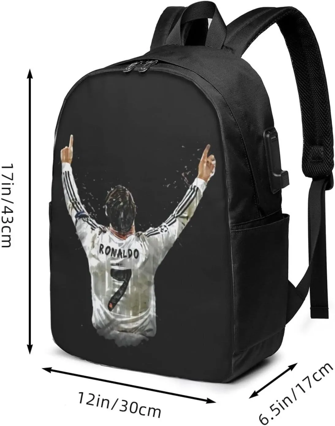 #7 Adult Backpacks Bag Laptop Bag Bookbag Usb Backpack 17 Inch For Daily
