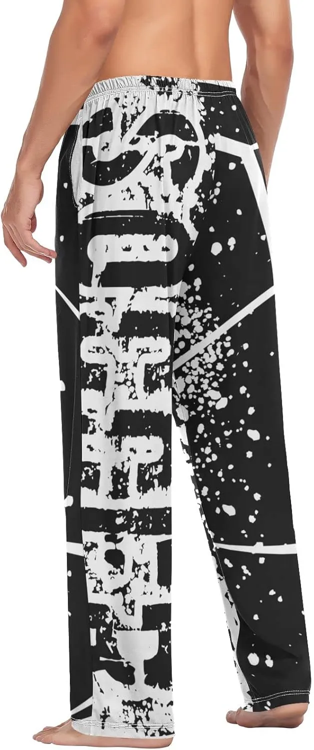 Aflyko Men's Pajama Pants with Pockets Loose Lounge Sleepwear Long Pjs Bottoms