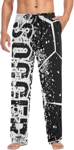 Aflyko Men's Pajama Pants with Pockets Loose Lounge Sleepwear Long Pjs Bottoms