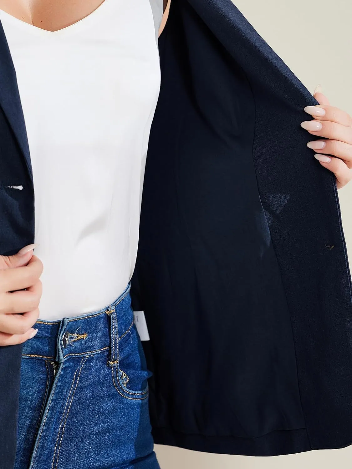 Allegra K Casual Sleeveless Blazer Vest for Women's Spring Summer Cotton Linen Work Office Suit Vest Jacket