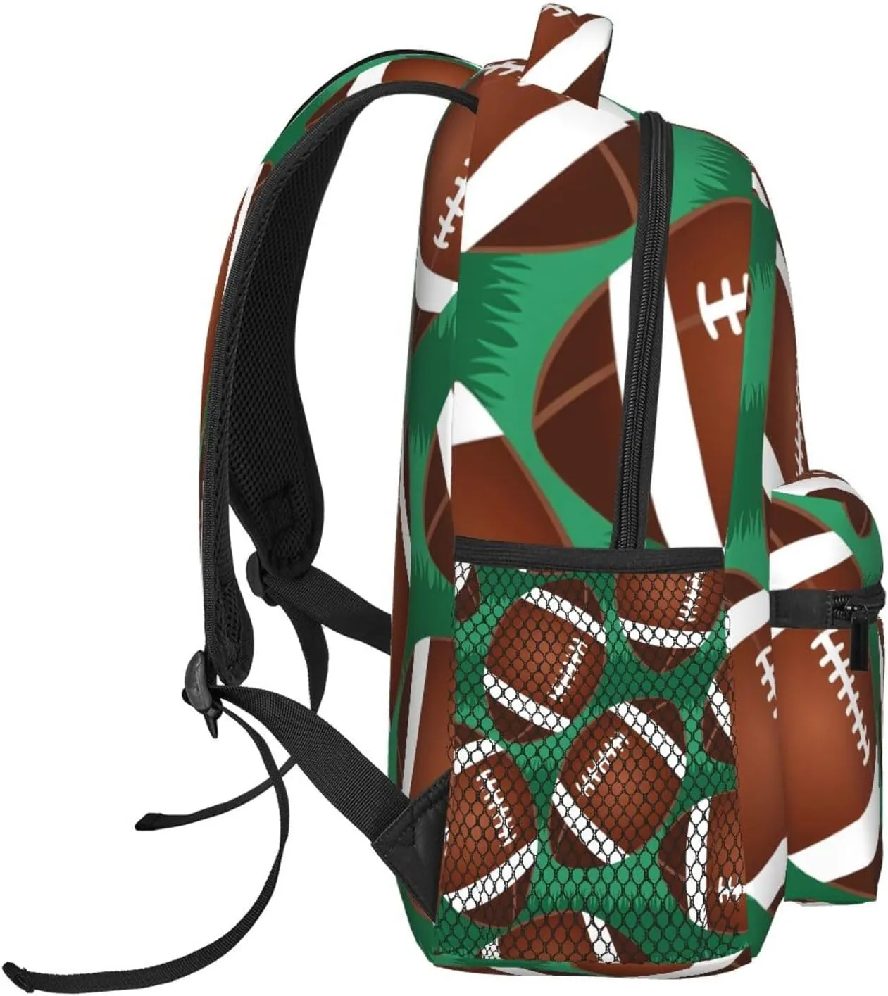 American Football Travel Laptop Backpack Women Lightweight Backpack Adjustable College Backpack Fits 15.6 Inch Laptop Waterproof Travel Backpack for Work, Women, Men, Travel