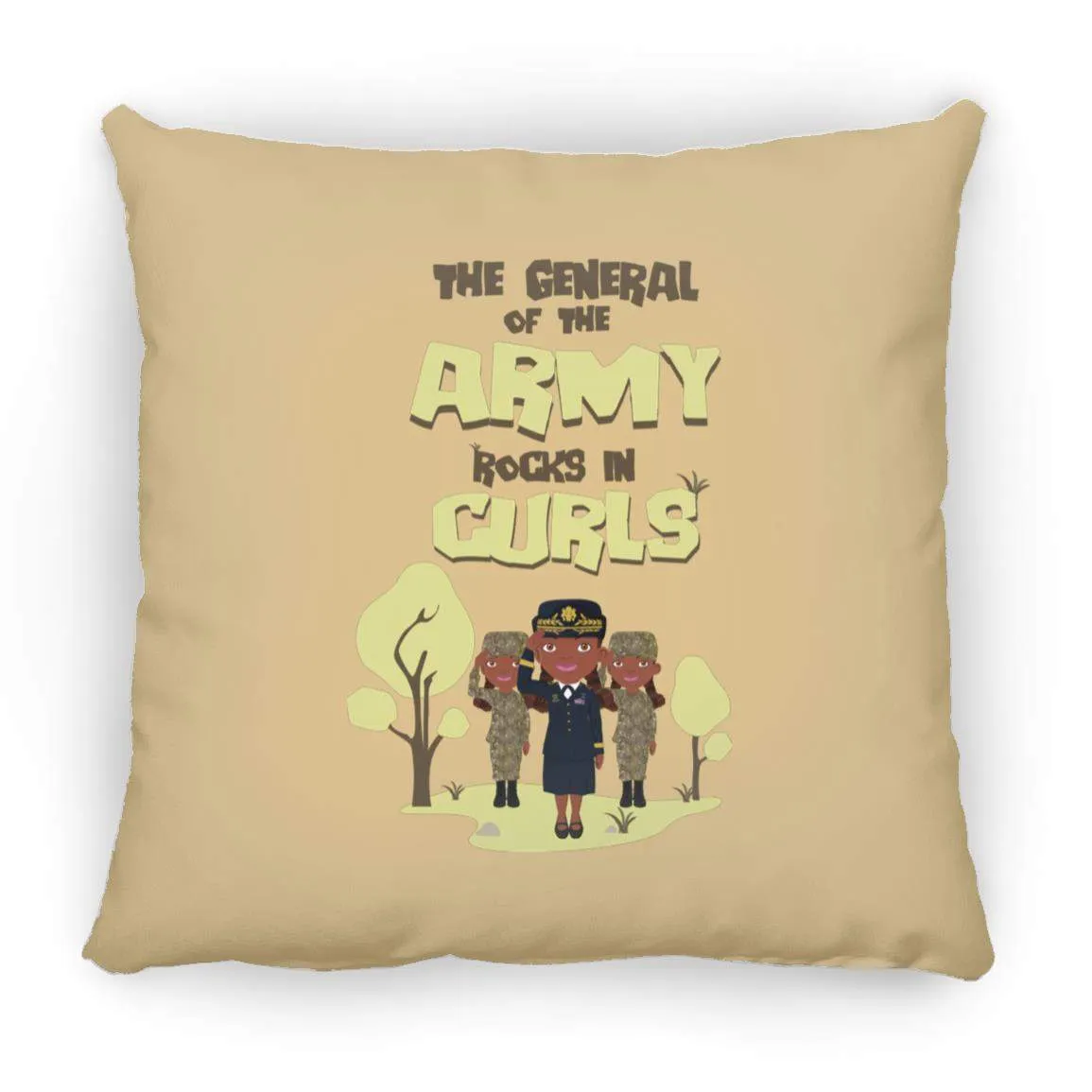 Army Throw Pillow 16x16