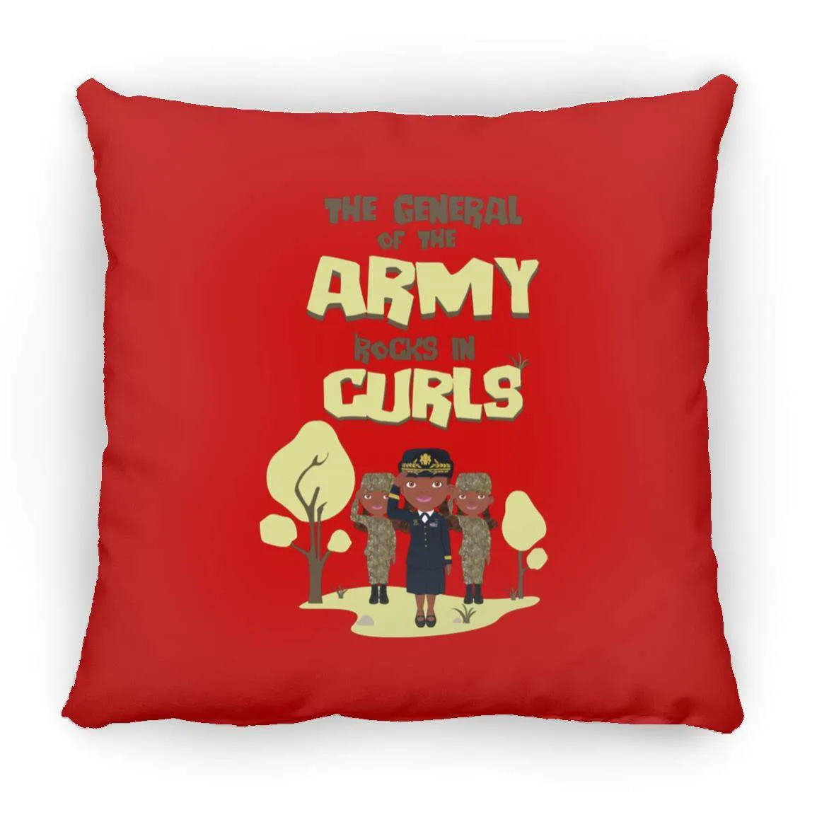 Army Throw Pillow 16x16