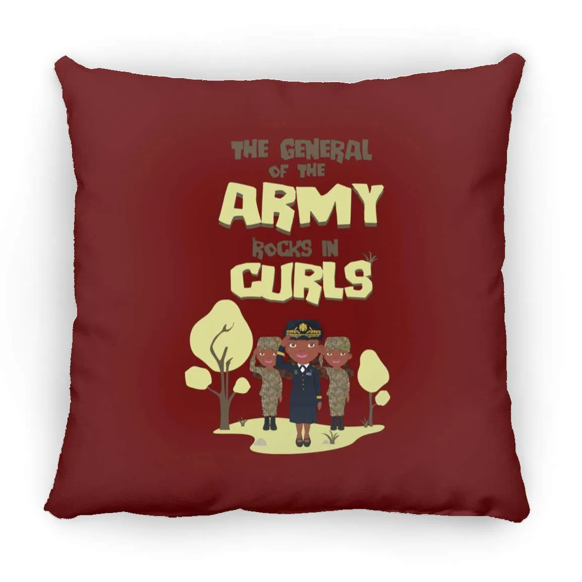 Army Throw Pillow 16x16