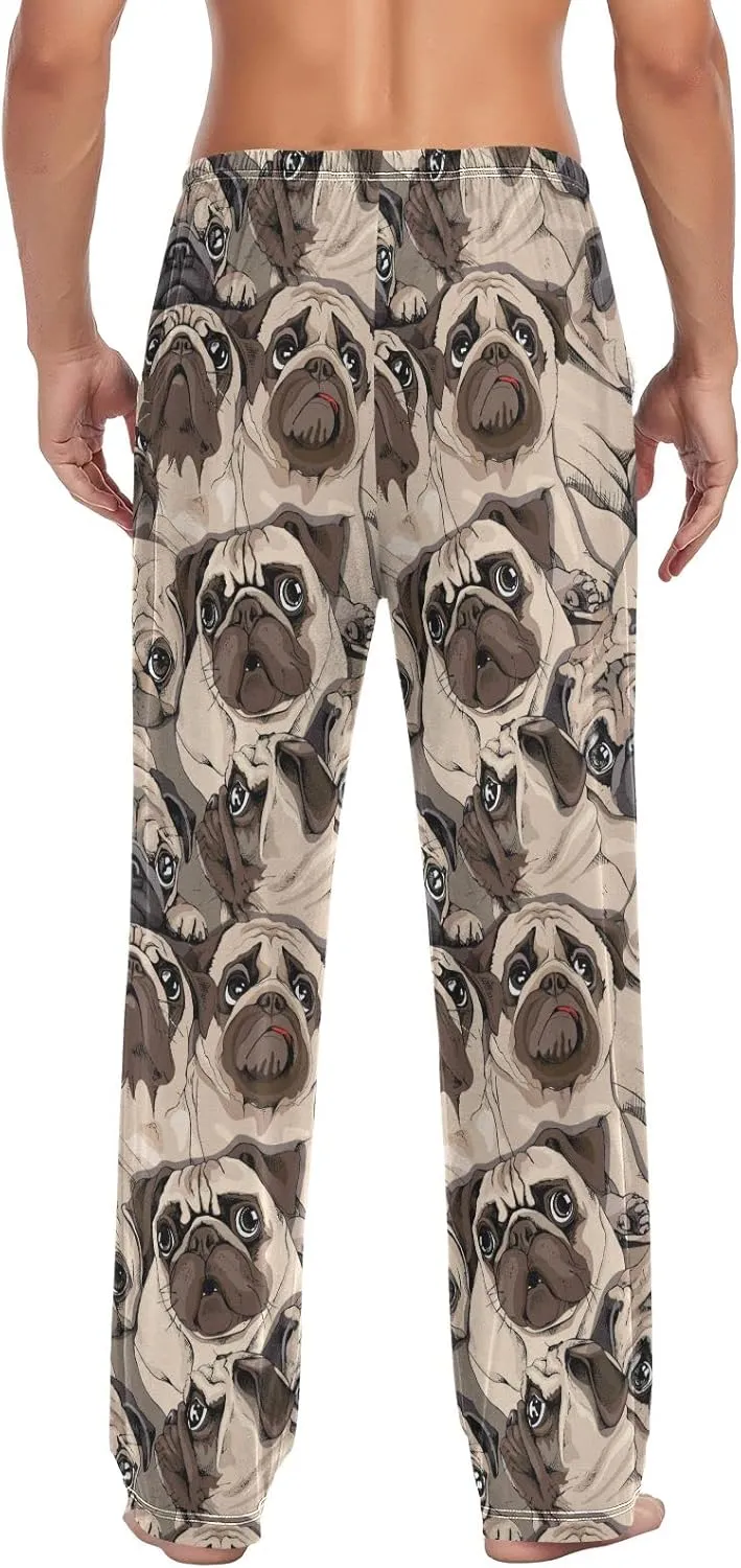 Aslsiy Lizards Green Men's Pajama Bottoms Pants for Men Soft Men's Separate Bottoms Lounge Pants