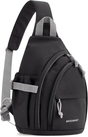 BAGSMART Small Crossbody Sling Backpack, Travel Casual Daypack Backpacks, Cross Body Chest Bag Backpack