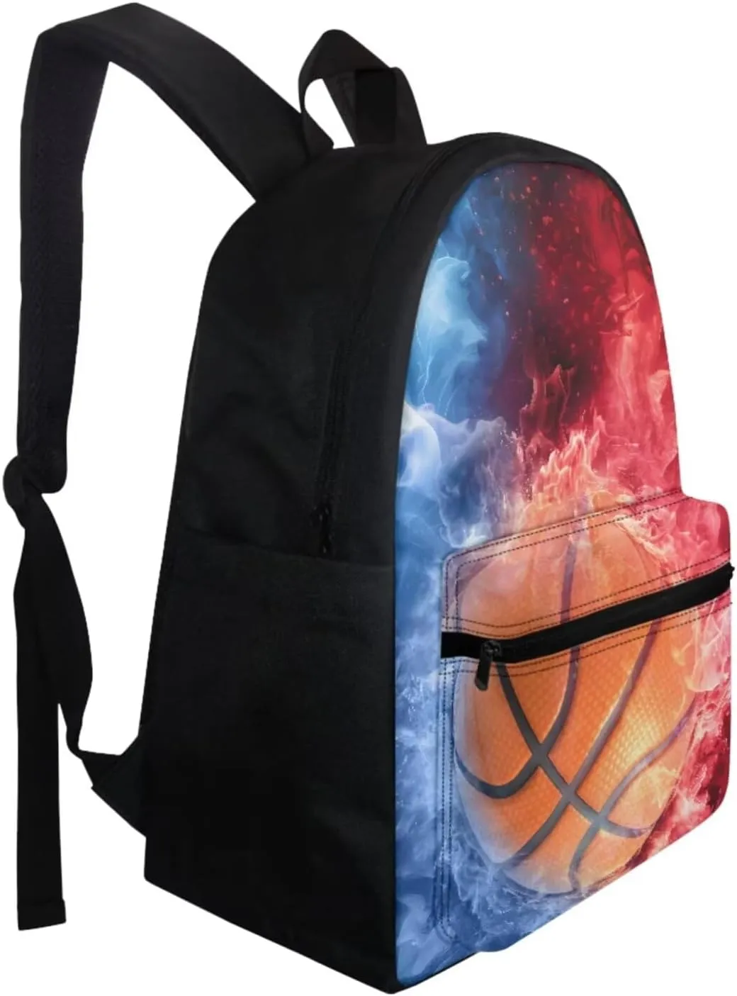 Basketball Kids Backpack Boys Toddler Personalized Cool 3Pcs School Backpacks Kindergarten School Bags with Lunch Box Lightweight Bookbag for Preschool Elementary Daycare Primary