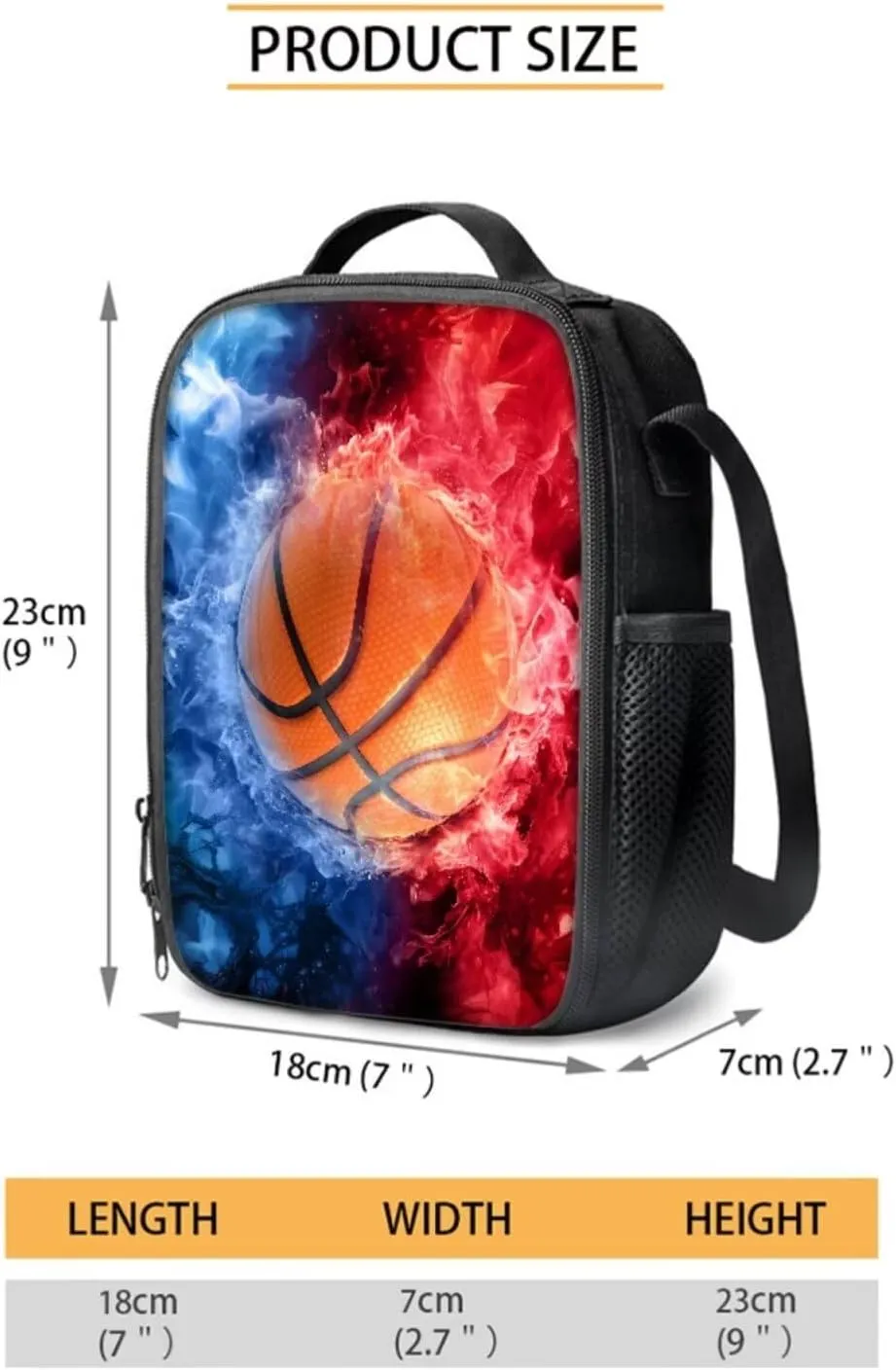 Basketball Kids Backpack Boys Toddler Personalized Cool 3Pcs School Backpacks Kindergarten School Bags with Lunch Box Lightweight Bookbag for Preschool Elementary Daycare Primary