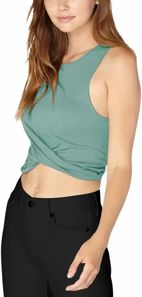 Bestisun Womens Cropped Workout Tops Flowy Gym Athleric Clothes Slim Fit Yoga Exercise Shirts