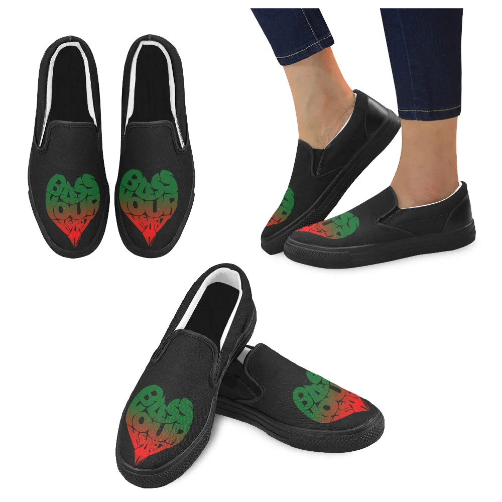 BLESS YOUR HEART WOMEN'S SLIP ON SHOES