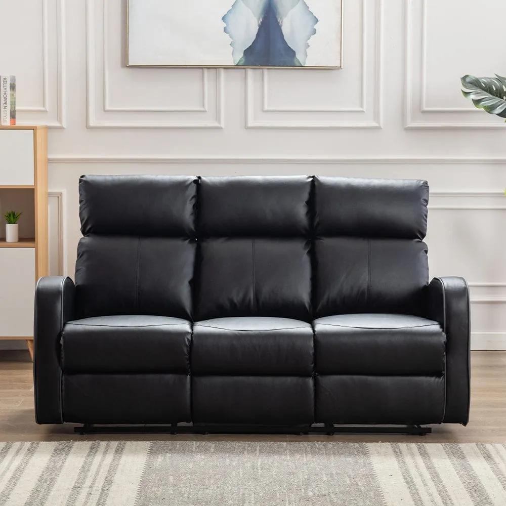 Boston 3 1 1 Leather Manual Recliner Sofa Set