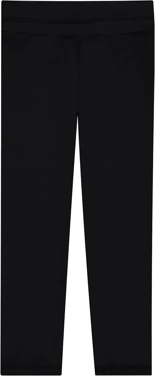 BTween Girls 4 Pack Leggings Set, Exercise, Sports Tights with Wide Waistband for Girls