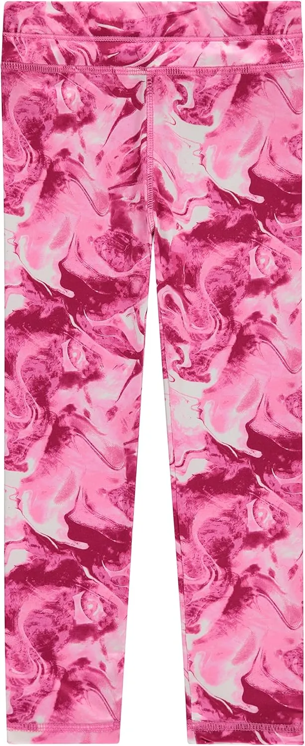BTween Girls 4 Pack Leggings Set, Exercise, Sports Tights with Wide Waistband for Girls