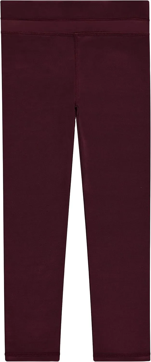 BTween Girls 4 Pack Leggings Set, Exercise, Sports Tights with Wide Waistband for Girls