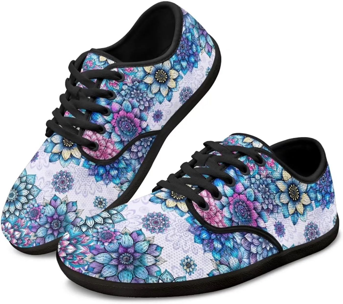 Butterfly Women Barefoot Shoes Mesh Lace Up Sneaker Minimalist Barefoot Sneakers Wide Toe Box Zero Drop Sole Running Shoes