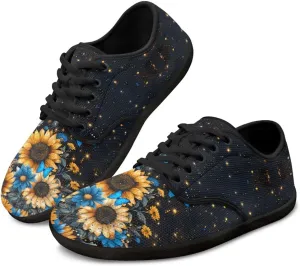 Butterfly Women Barefoot Shoes Mesh Lace Up Sneaker Minimalist Barefoot Sneakers Wide Toe Box Zero Drop Sole Running Shoes