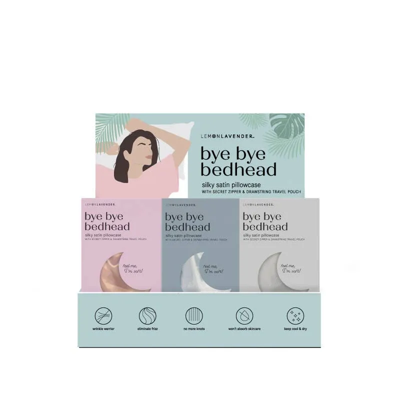 Bye Bye Bedhead Satin Pillowcase