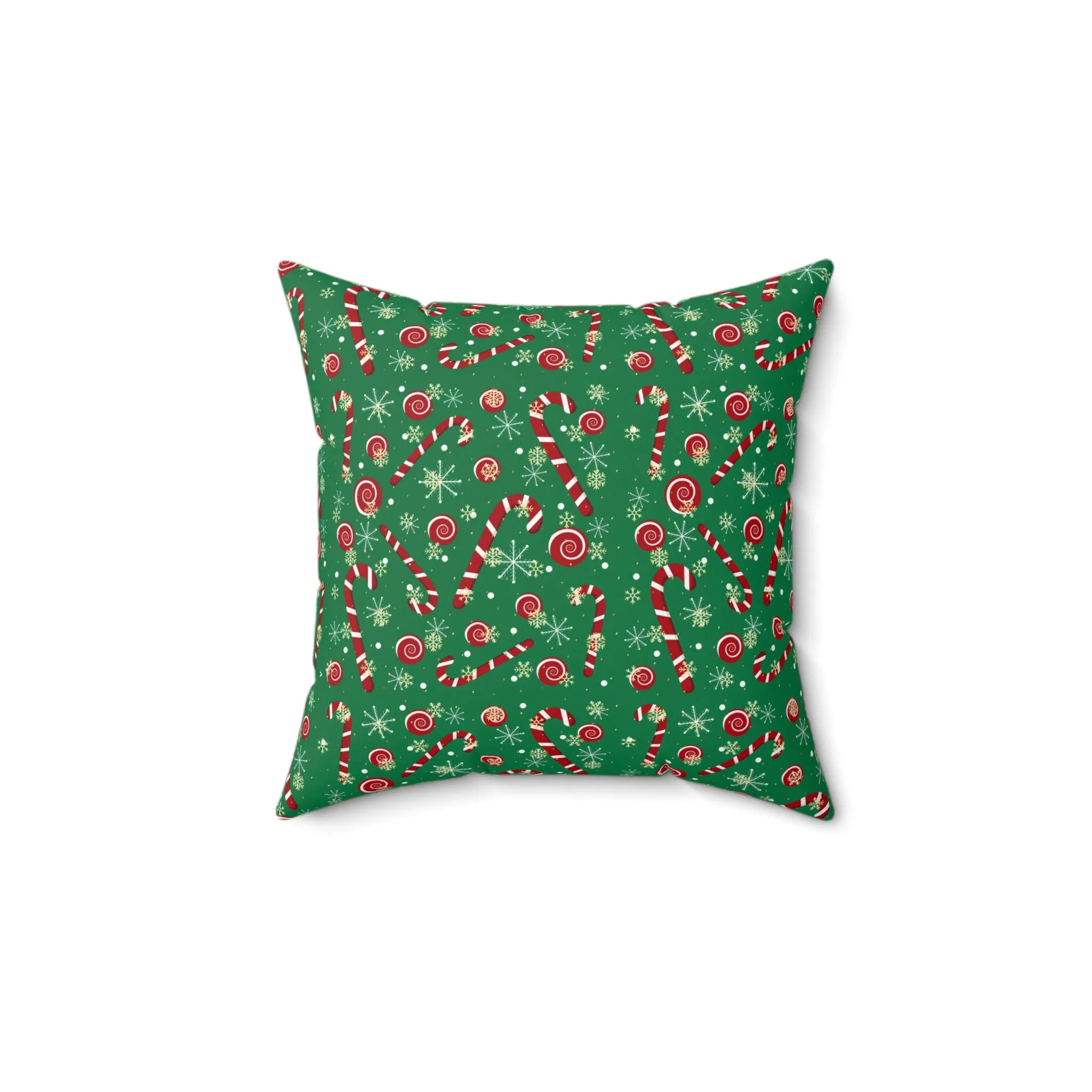 Christmas Candy Cane Throw Pillow | Festive Holiday Home Decor