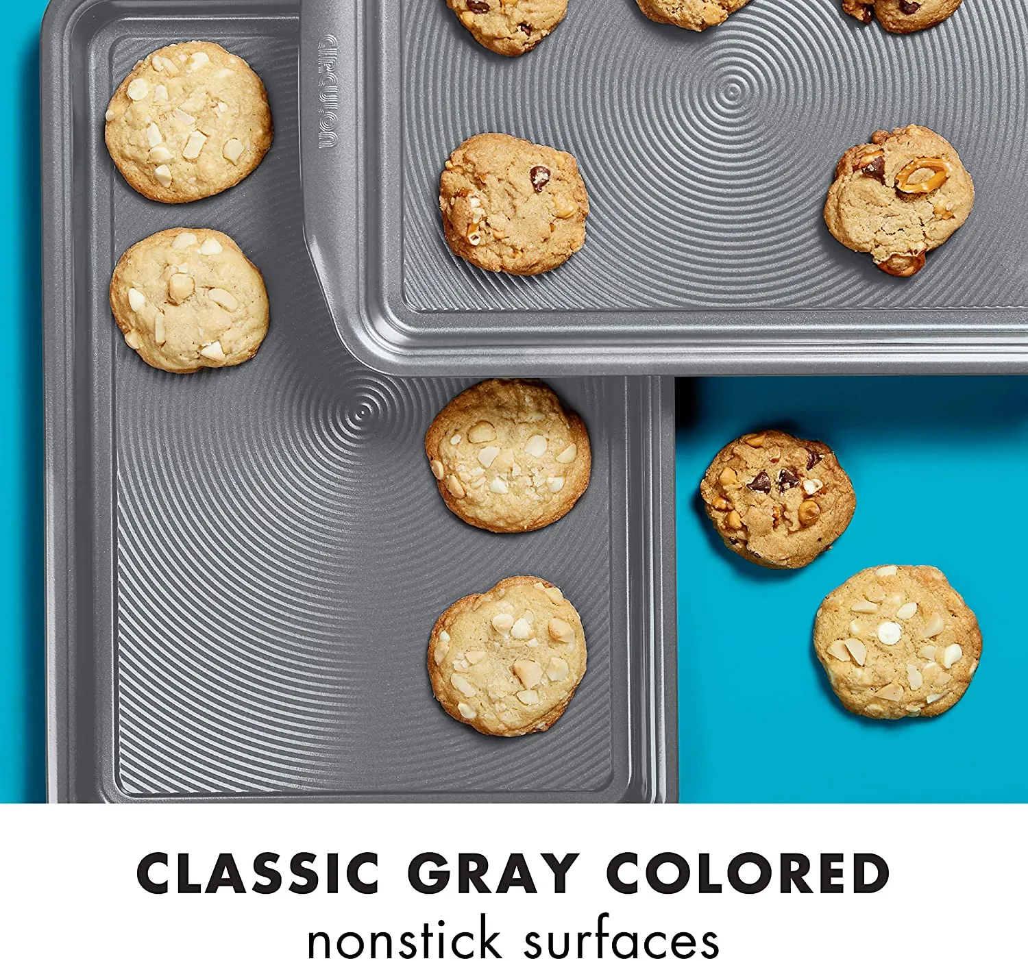 Circulon nonstick 10-PIECE bakeware set, 2-layer premium nonstick coating ,Grey