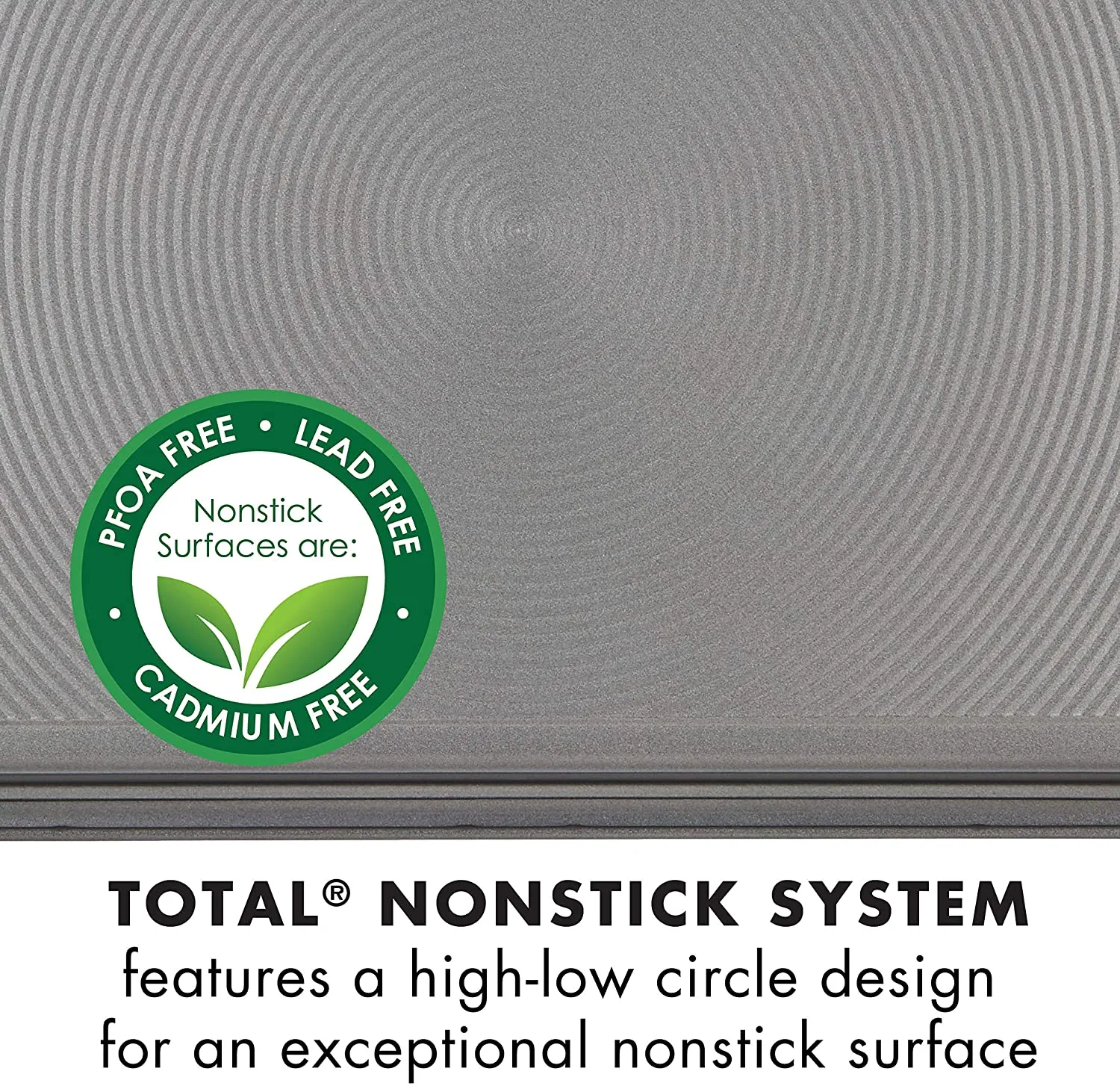 Circulon nonstick 10-PIECE bakeware set, 2-layer premium nonstick coating ,Grey