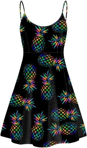 Coloranimal Women's Summer Sleeveless Casual Swing Dresses with Loose Fit Beach Sundress