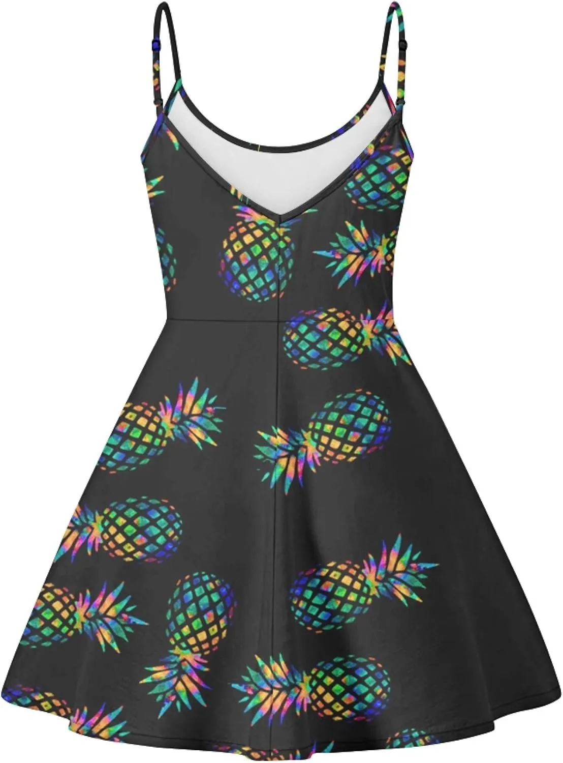 Coloranimal Women's Summer Sleeveless Casual Swing Dresses with Loose Fit Beach Sundress