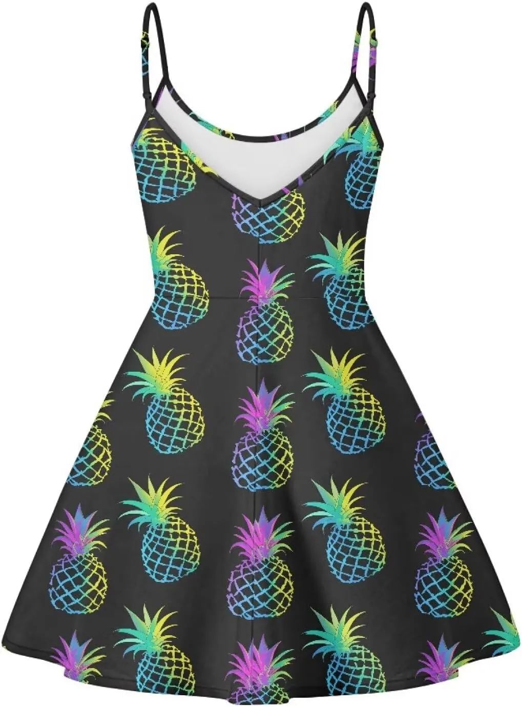 Coloranimal Women's Summer Sleeveless Casual Swing Dresses with Loose Fit Beach Sundress