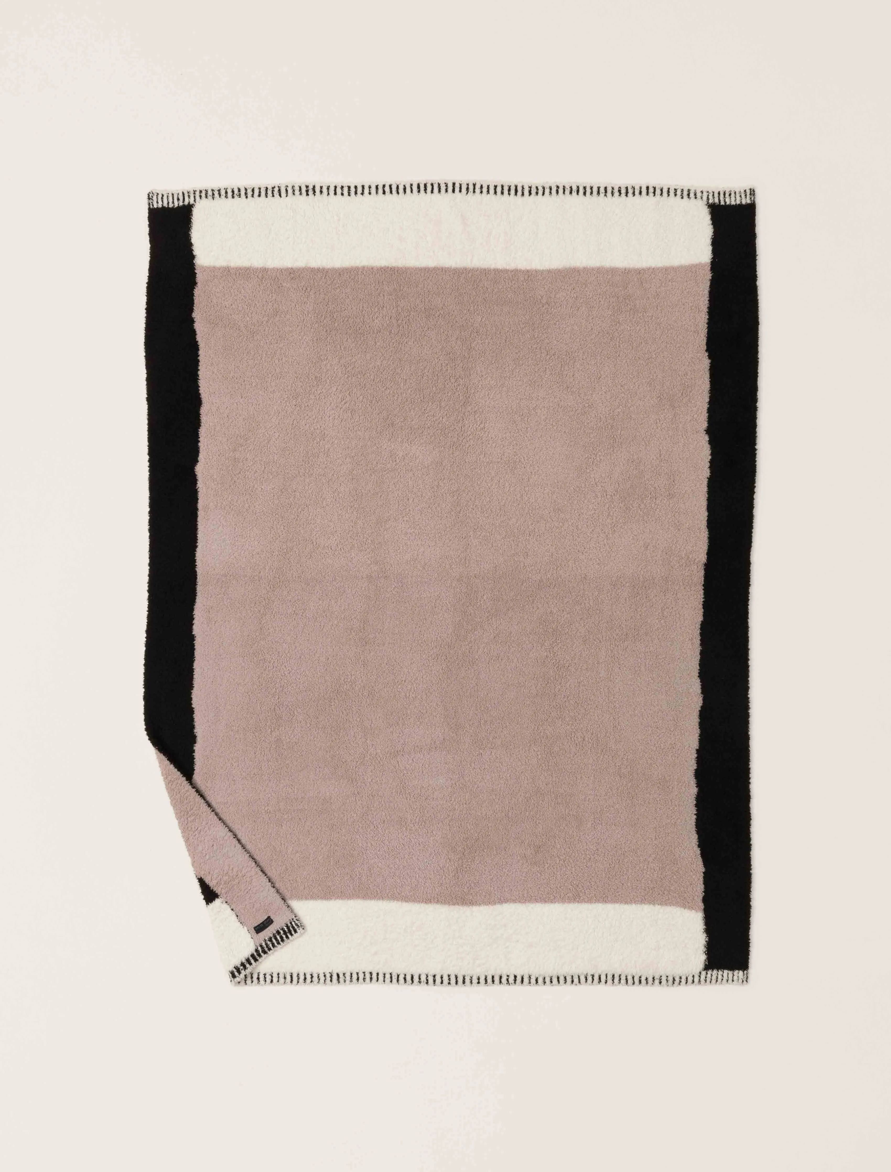CozyChic® Color Block Throw - Taupe Multi
