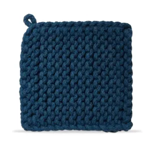 Crochet Trivet Potholder - Blue