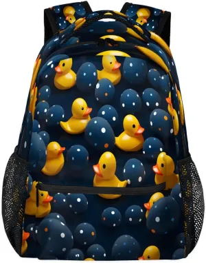 Cute Ducks Backpacks Travel Backpack for Women Men Waterproof Bookbag Laptop Backpack with Compartment Traveling Back Pack for Work, Sport, Gym