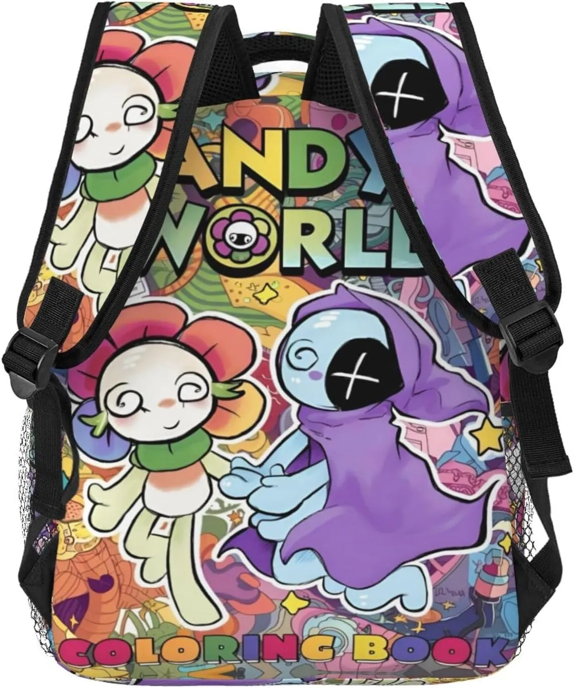 Dandys World Backpack Cartoon Large Capacity Laptop Backpack Travel Backpacks For Unisex