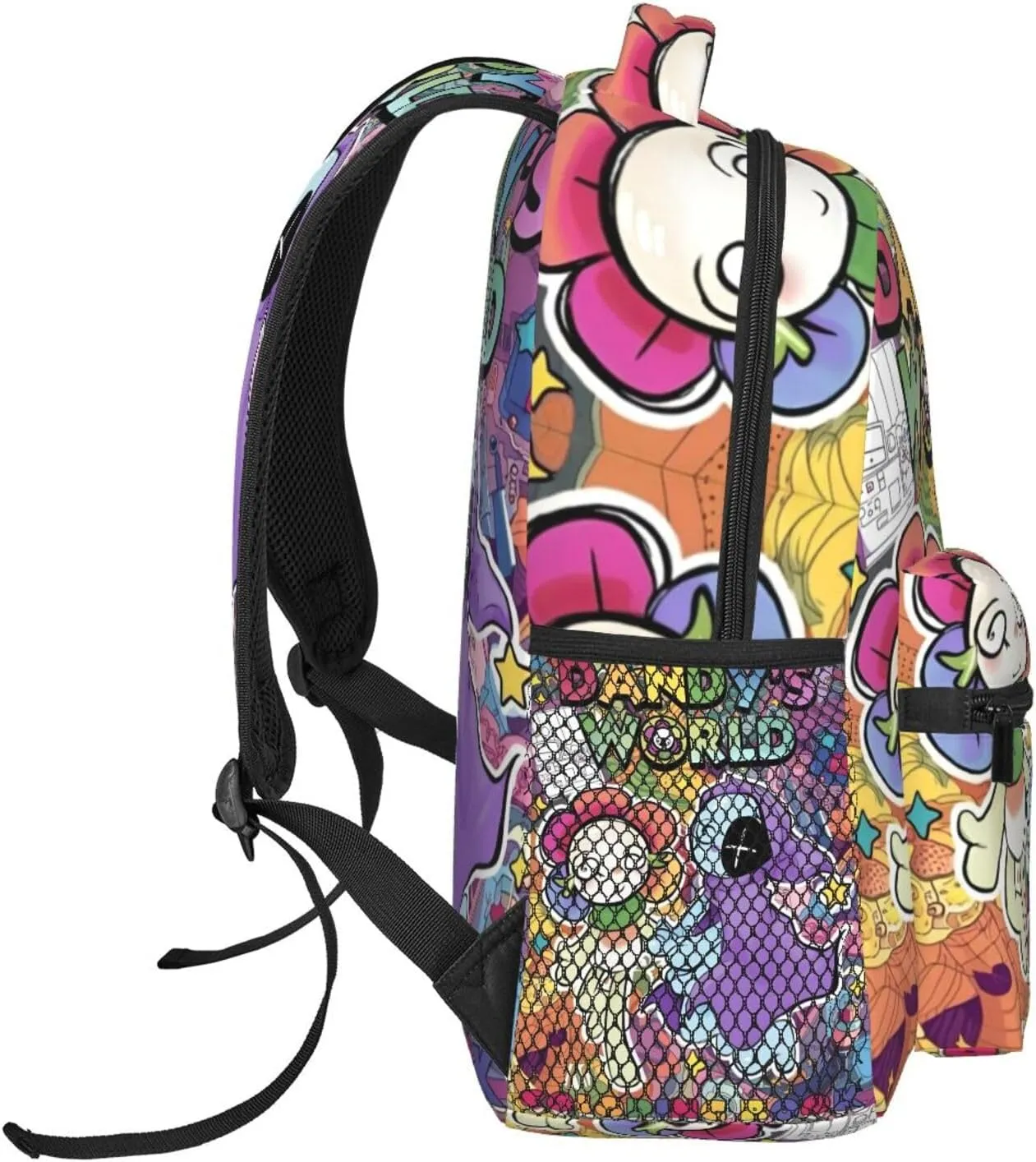 Dandys World Backpack Cartoon Large Capacity Laptop Backpack Travel Backpacks For Unisex