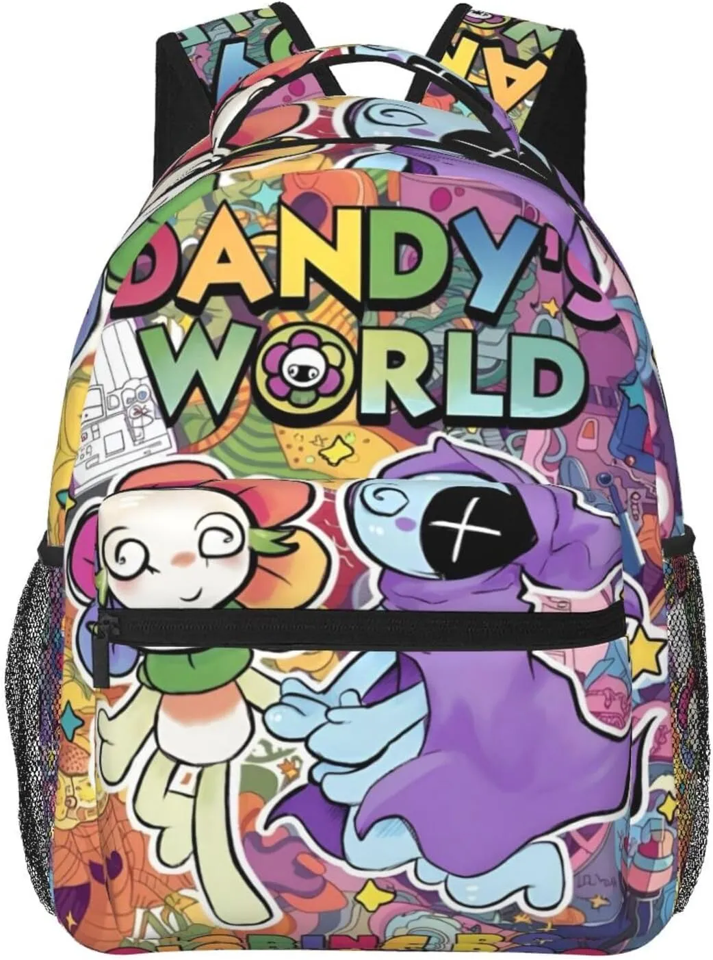 Dandys World Backpack Cartoon Large Capacity Laptop Backpack Travel Backpacks For Unisex