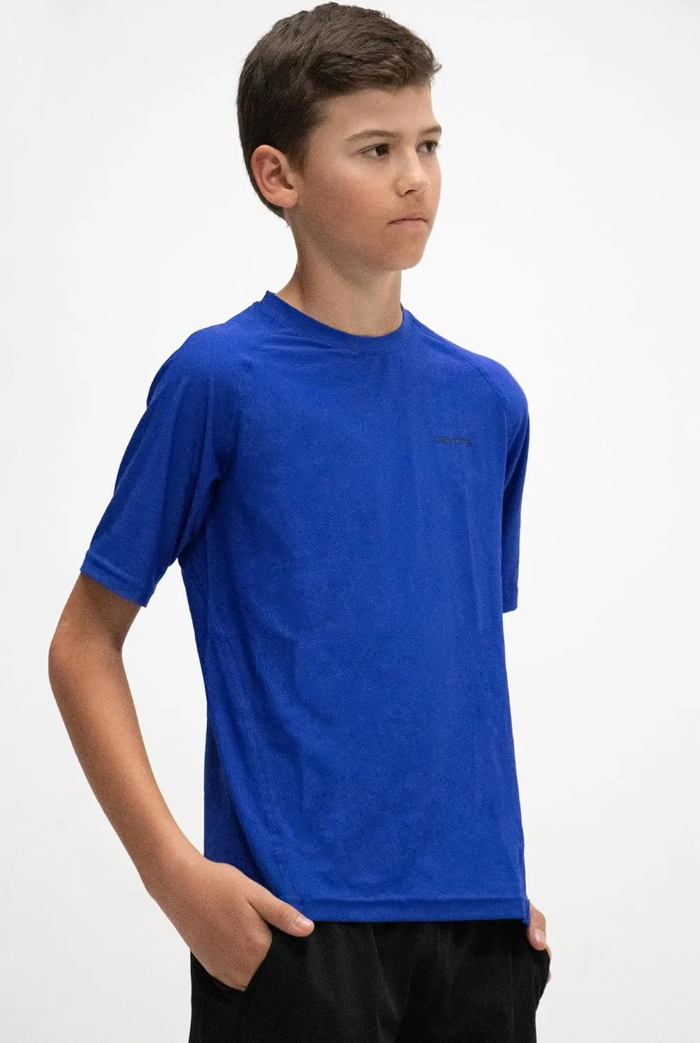 DEVOPS Youth Boys 2 or 3 Pack Compression Athletic Performance Baselayer Long Sleeve Shirts