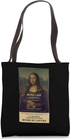 Enjoy Wear The Vintage French Mona Lisa Art Graphic Designs Tote Bag