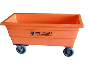 EZG HTP10W Poly Hog Trough w/ Wheels