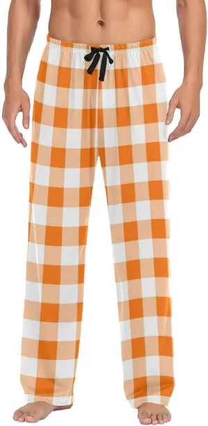 Fisyme Mens Pajama Pants Men's Pajama Bottoms Soft Sleep Lounge Pj Pants