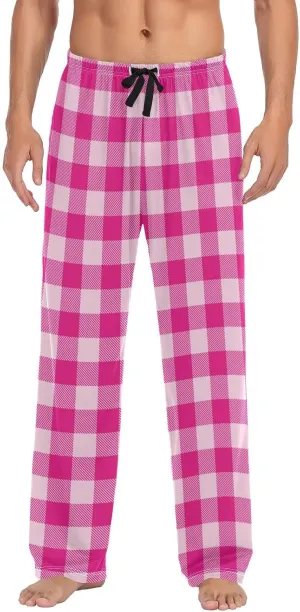 Fisyme Mens Pajama Pants Men's Pajama Bottoms Soft Sleep Lounge Pj Pants