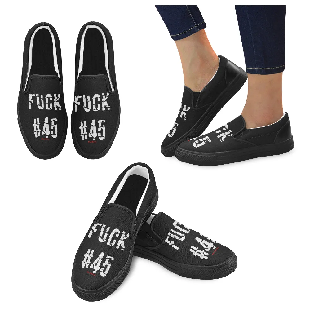 FUCK #45 MEN'S SLIP ON SHOES
