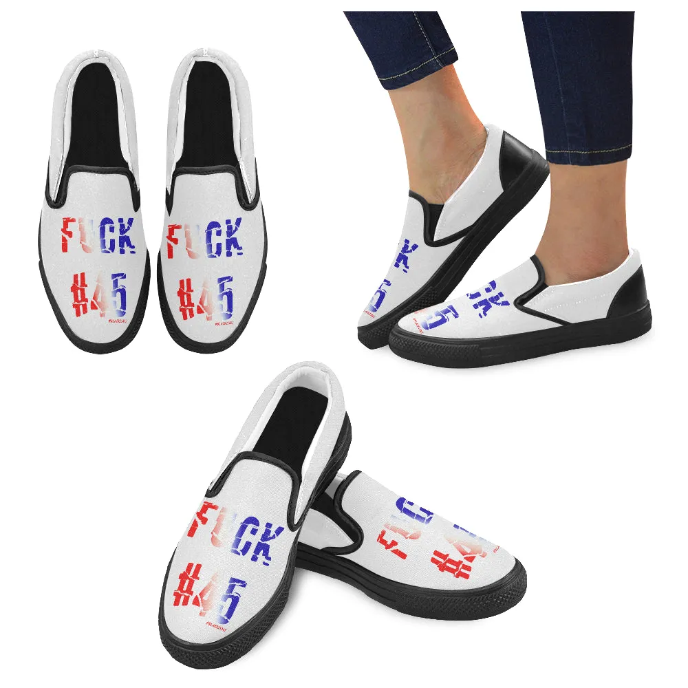 FUCK #45 MEN'S SLIP ON SHOES