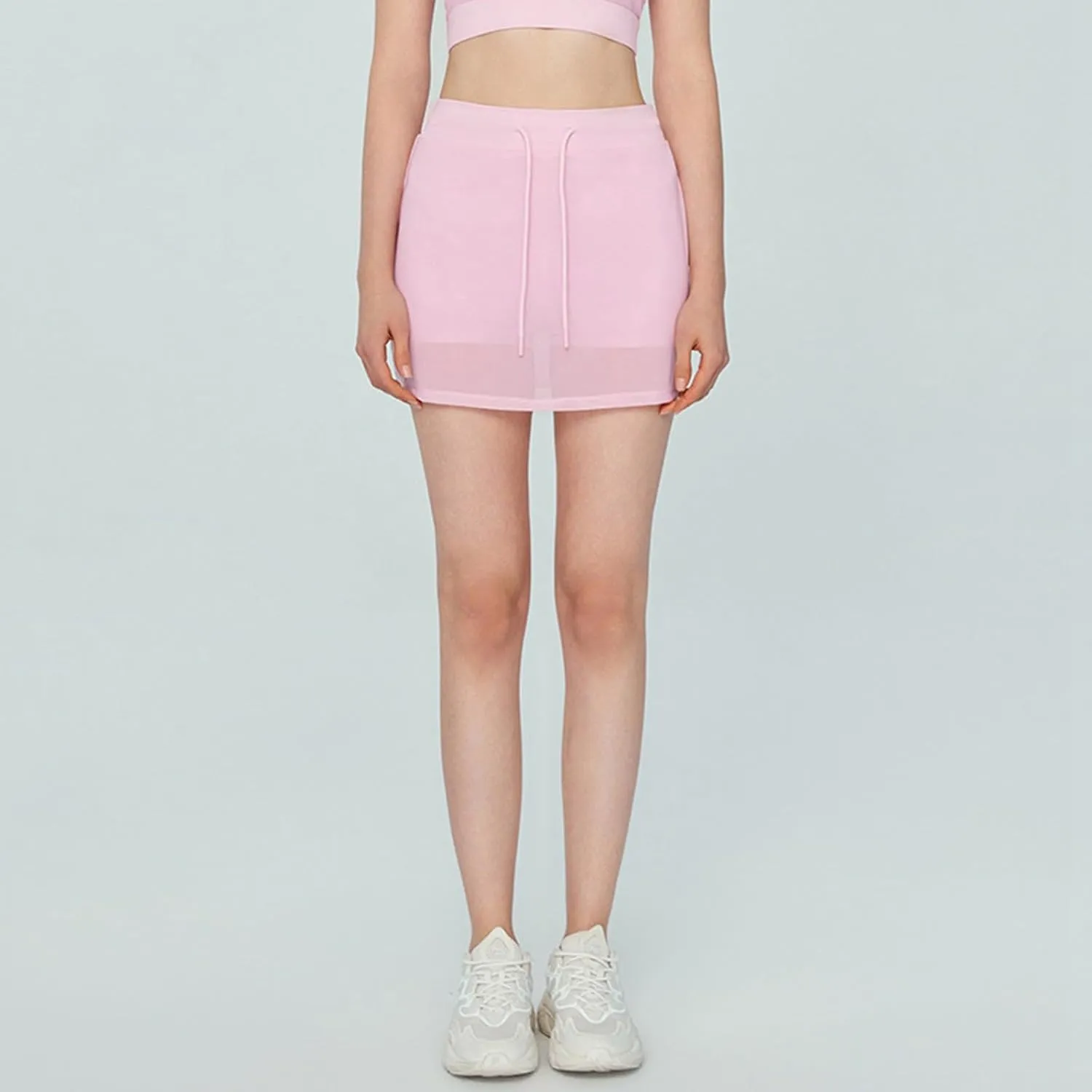 FZVYD Mini Skorts for Women Drawstring Mid Waist Bodycon Pencil Mini Skirt with Shorts 2025 Tennis Skort Athletic Golf Skirts