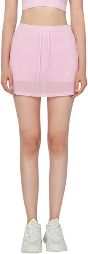 FZVYD Mini Skorts for Women Drawstring Mid Waist Bodycon Pencil Mini Skirt with Shorts 2025 Tennis Skort Athletic Golf Skirts
