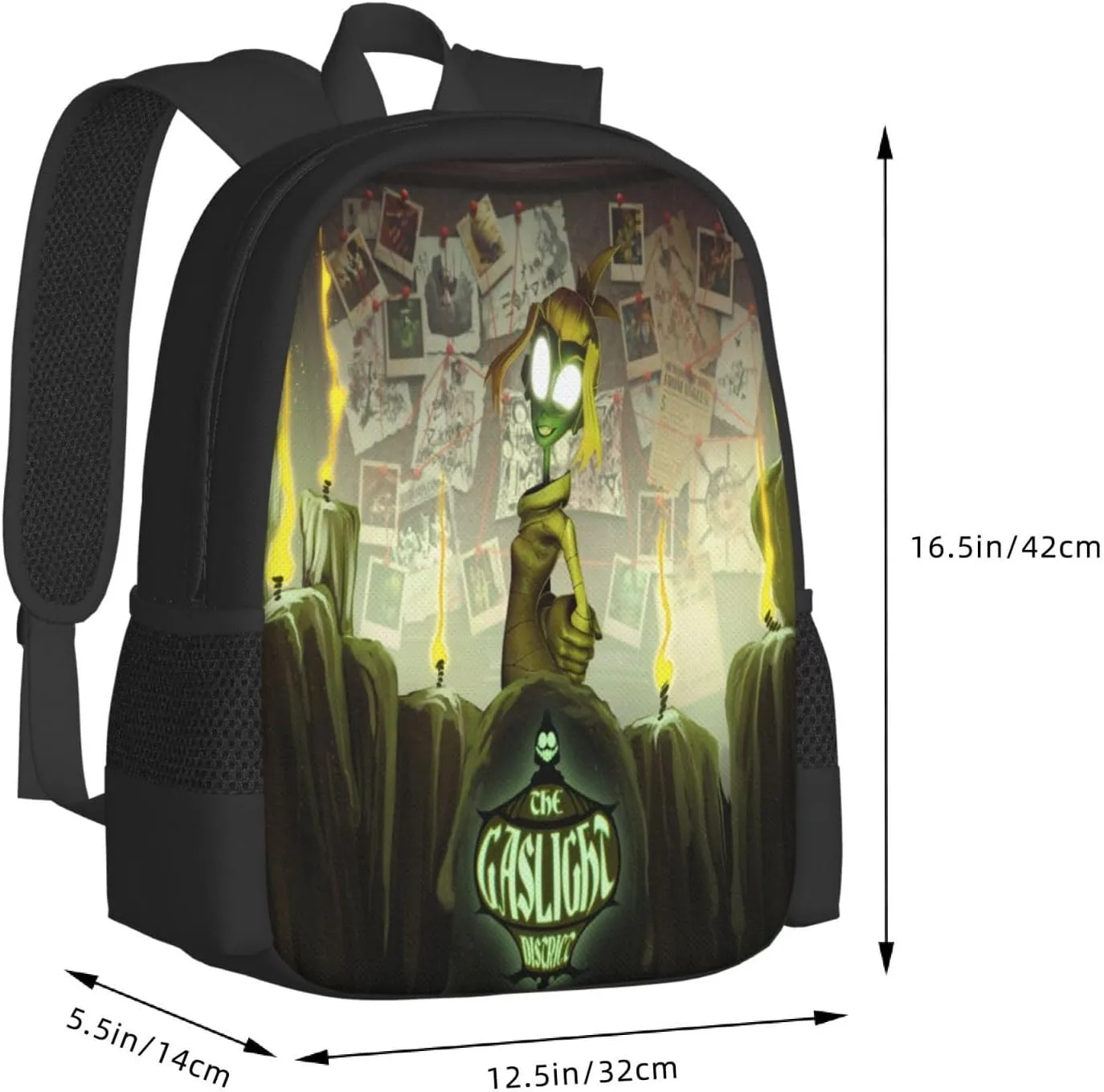 Gaslight District Backpack Lightweight Large Capacity Laptop Backpack Travel Backpacks For Unisex
