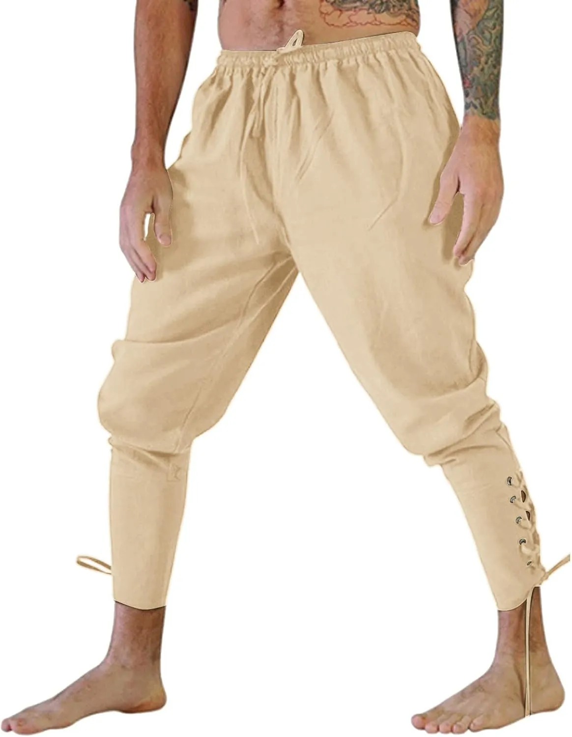 GIERIDUC Men's Lightweight Sweatpants Black Suit Pants for Men Slim Fit Stretch Cord Trousers Mens Mens Jogger with Zipper