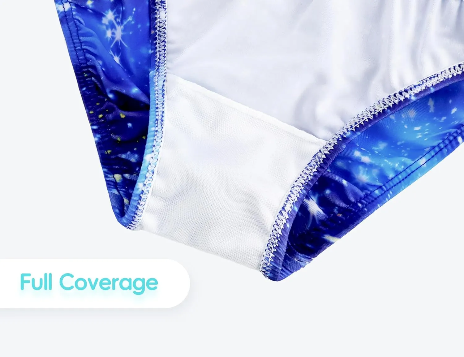 Girls Swimsuit Long Sleeve Rush Guard Bathing Suit Swimwear with Bikini Bottom Sun Protection