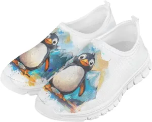 Girls Tennis Shoes Little Kids Slip On Sneakers School Running Shoes